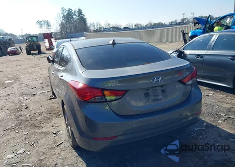 2014 Hyundai Elantra Se z USA, uszkodzony, nr VIN 5NPDH4AE1EH516843